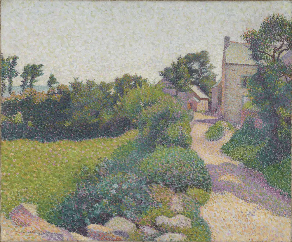 The Road in Sunlight — Henri Delavallée (French, 1862-1943)