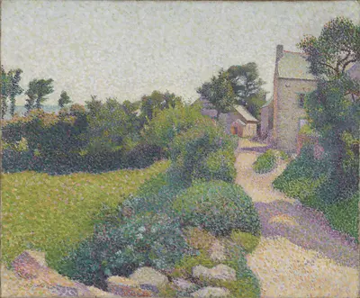 The Road in Sunlight — Henri Delavallée (French, 1862-1943)