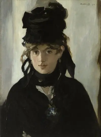Berthe Morisot with a Bouquet of Violets — Эдуард Мане