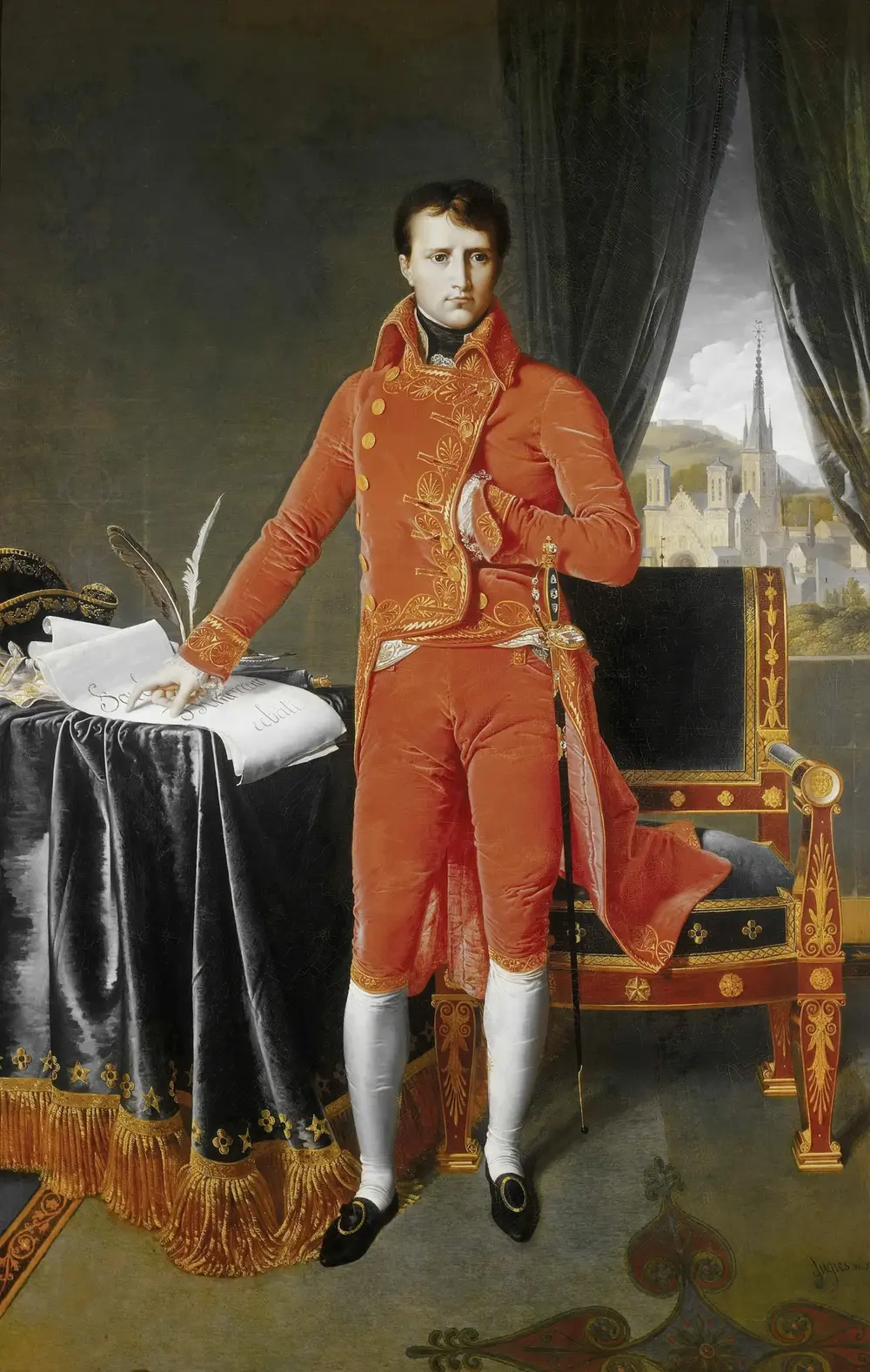 Jean Auguste Dominique Ingres, Portrait de Napoléon Bonaparte en premier consul — Unknown authorUnknown author