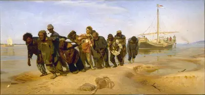 Bargehaulers on the Volga