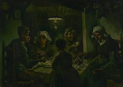 Едоки картофеля — Винсент Ван Гог (Vincent van Gogh)