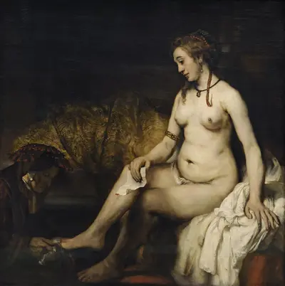 Bathsheba at Her Bath — Рембрандт
