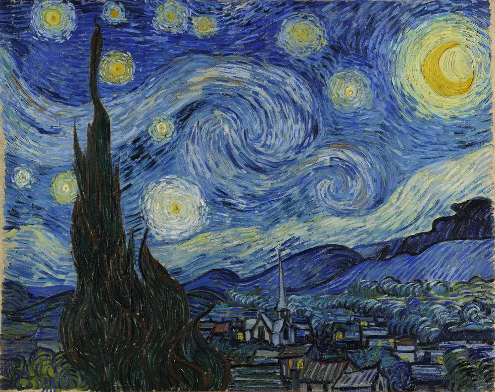 Звёздная ночь — Винсент Ван Гог (Vincent van Gogh)