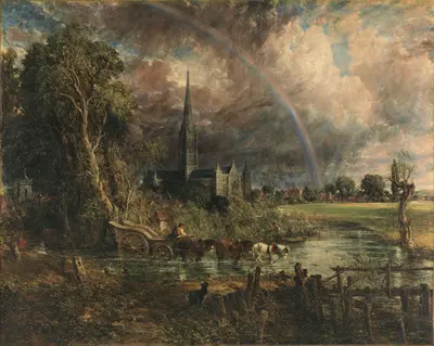 Salisbury Cathedral from the Meadows