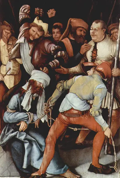 The Mocking of Christ — Маттиас Грюневальд