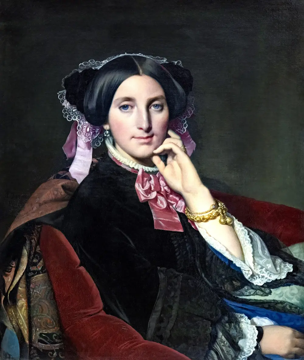 Musée Ingres-Bourdelle - Portrait de Madame Gonse - Ingres - Joconde 06070000001 — Didier Descouens