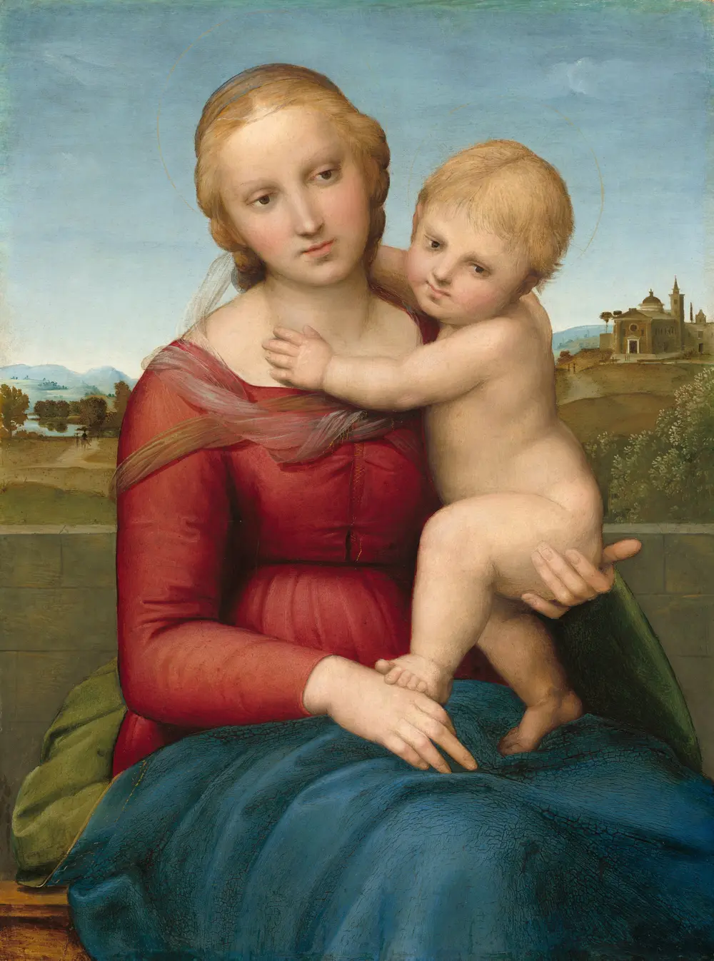 Madonna and Child — Рафаель