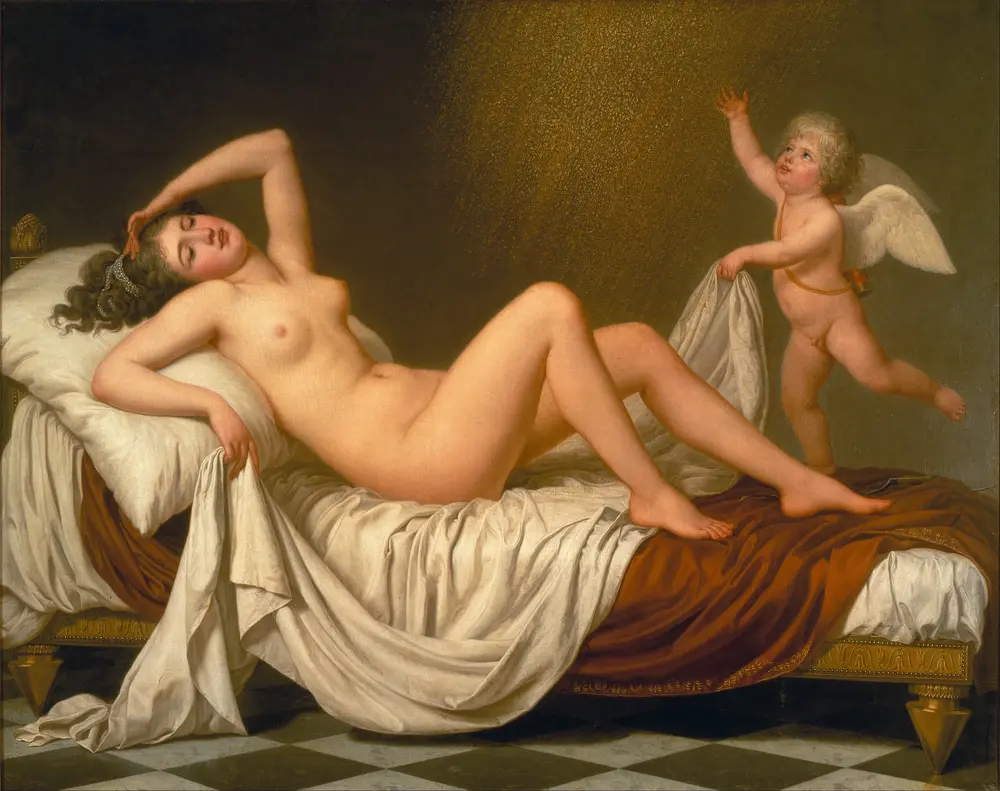 Danaë and the Shower of Gold — Adolf Ulrik Wertmüller