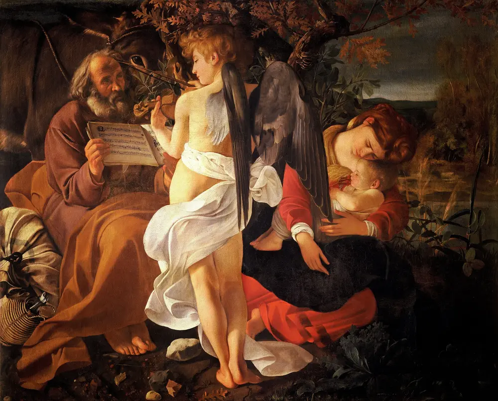 Отдых на пути в Египет — Caravaggio