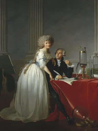 Антуан-Лоран Лавуазье (1743–1794 гг.) и его жена (Мари-Анн-Пьеретт Польз, 1758–1836 гг.)
