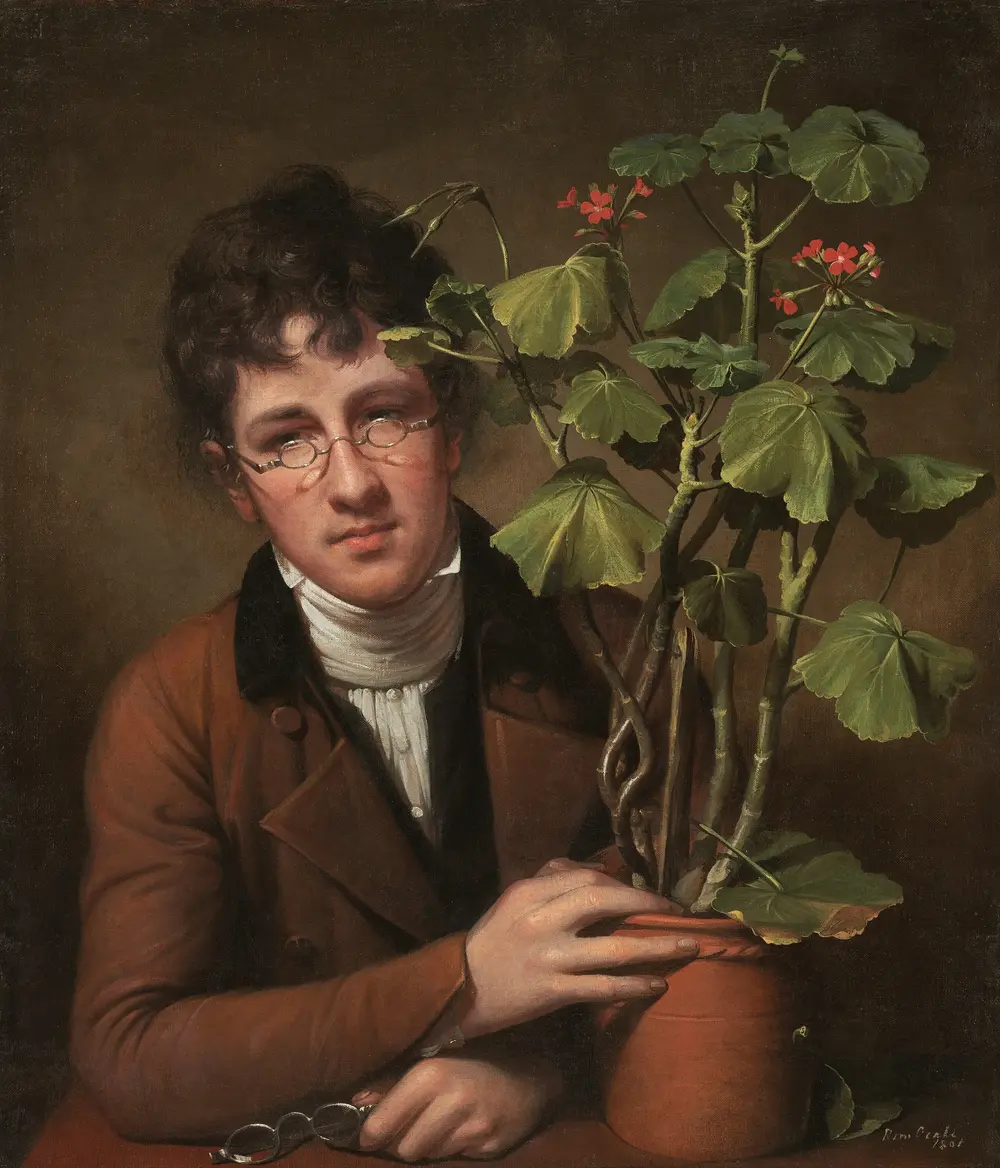 Rubens Peale with a Geranium — Рембрандт Пил